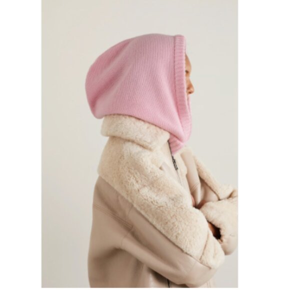 New! BOGNER Berny Hood Wool & Cashmere Balaclava in Pink - Rose Touch - Picture 2 of 6